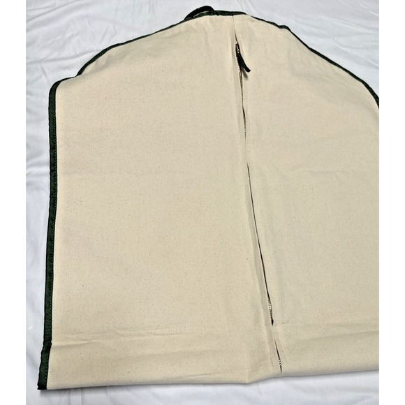 SID MASHBURN Men VTG Business Travel‎ Core Ivory Canvas Garment Suit Cover Bag - Picture 6 of 9